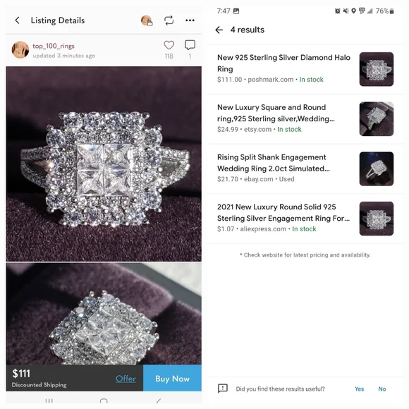 SAVE YOUR MONEY- Rings Jewelry Scammy - Picture 6 of 11